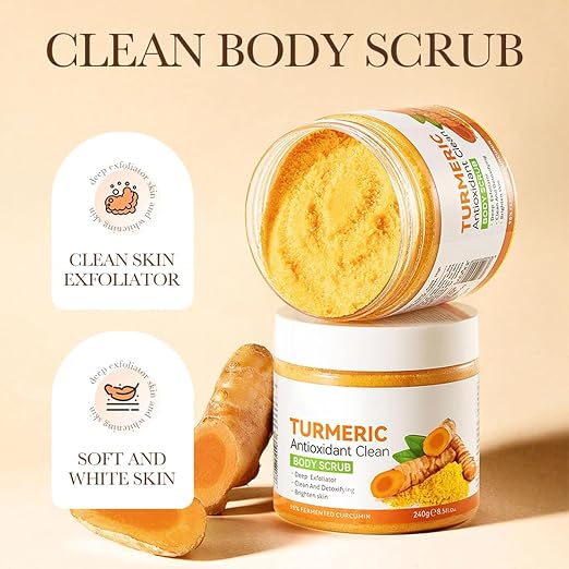 Turmeric Body Scrub For Tanning Removal (Pack of 2)